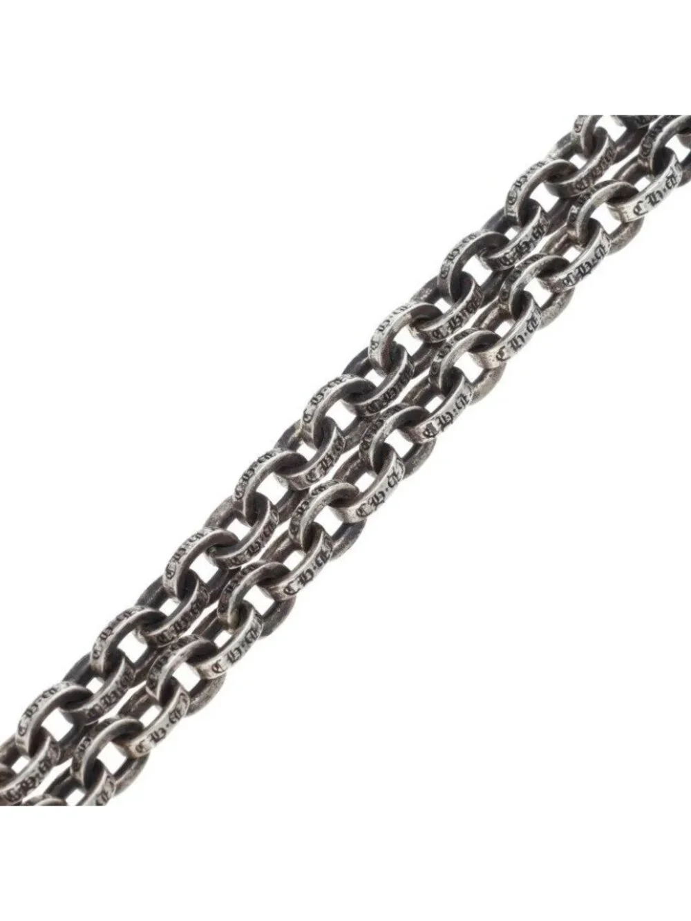 Chrome Hearts Paper Chain 20 Silver Necklace